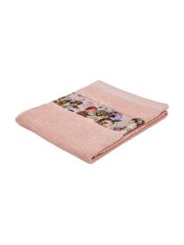 Ręcznik Fleur, różne rozmiary, 97% bawełna, 3% poliester, Blady różowy, wielobarwny, Ręcznik do rąk, S 60 x D 110 cm