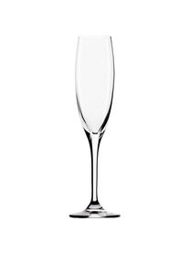 Flute champagne in cristallo Vinea 6 pz, Cristallo, Trasparente, Ø 7 x Alt. 22 cm