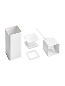 Distributeur de savon Tower, Plastique, Blanc, larg. 6 x haut. 19 cm