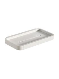 Zeepbakje Rim voor wandbevestiging, Gecoat aluminium, Wit, B 22 x H 2 cm