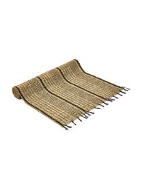 Camino de mesa Nature, Algas marinas, Beige, negro, An 50 x L 150 cm