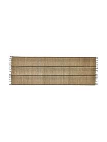 Camino de mesa Nature, Algas marinas, Beige, negro, An 50 x L 150 cm