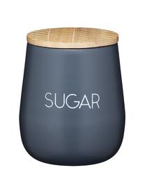 Barattolo con coperchio Serenity Sugar, Coperchio: legno di mango, Antracite, legno, Ø 13 x Alt. 15 cm, 1,6 L