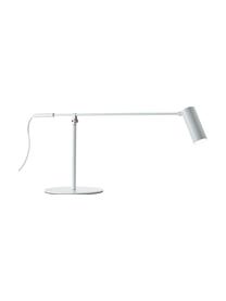 Grosse LED-Schreibtischlampe Wova, Lampenschirm: Metall, beschichtet, Dekor: Metall, Weiss, B 20 x H 74 cm