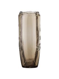 Vase en verre Tree, Brun, transparent