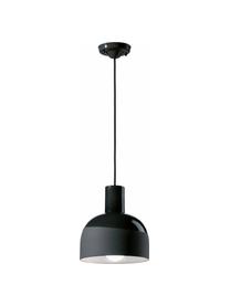 Lampa wisząca z ceramiki Caxixi, Czarny, Ø 22 x W 27 cm