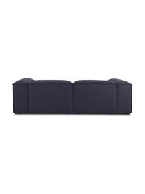 Modulares Ecksofa Lennon, Bezug: 100 % Polyester Der strap, Gestell: Massives Kiefernholz FSC-, Webstoff Dunkelblau, B 238 x T 180 cm, Eckteil links