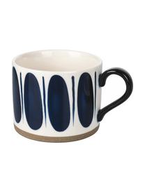 Set 2 tazze Masai, Fine Bone China (porcellana)
Fine bone china è una porcellana a pasta morbida particolarmente caratterizzata dalla sua lucentezza radiosa e traslucida, Blu, bianco, fantasia, Ø 8 x Alt. 8 cm, 400 ml