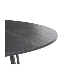 Mesa de centro para exterior Taverny, Tablero: laminado de Alta Presión , Estructura: aluminio con pintura en p, Gris oscuro, Ø 65 x Al 43 cm