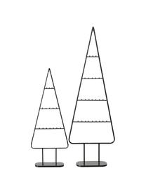 Großes Deko-Baum Theo in Schwarz H 111 cm, Metall, pulverbeschichtet, Schwarz, B 42 x H 111 cm