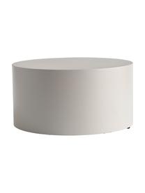 Ronde metalen salontafel Metdrum in lichtgrijs, Metaal, Lichtgrijs, Ø 60 x H 30 cm