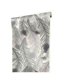 Tapeta Feathery, Vinylová fólie, pololesklá, potištěná, Černá, bílá, Š 90 cm