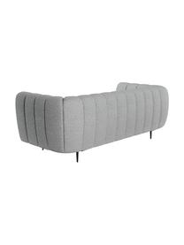 Sofa Shel (3-osobowa), Tapicerka: 100% poliester z uczuciem, Stelaż: drewno liściaste, drewno , Nogi: metal powlekany Dzięki tk, Jasny szary, S 210 x G 95 cm