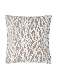 Housse de coussin 40x40 blanc/beige Elio, Beige, blanc crème