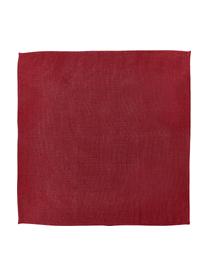 Leinen-Servietten Heddie in Rot, 2 Stück, 100% Leinen, Rot, 45 x 45 cm