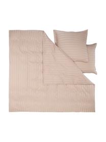 Funda nórdica de satén Willa, Beige claro, Cama 150/160 cm (240 x 220 cm)