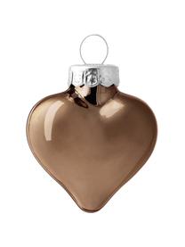 Weihnachtskugeln Evergreen, 12 Stück, Braun, B 5 x H 4 cm