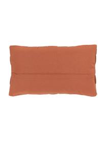 Housse de coussin tissé rectangulaire rouille Norman, Terracotta, larg. 30 x long. 50 cm