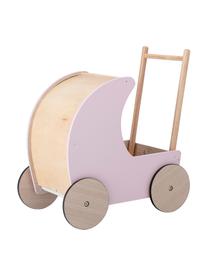 Carrito para muñecas Walk, Tablero de fibras de densidad media (MDF), madera de caucho, Rosa, An 25 x Al 40 cm