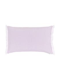 Housse de coussin pur lin lilas Luana, 100 % pur lin

Le lin est naturellement doté d'un toucher plutôt rugueux et d'un aspect froissé
Sa résistance élevée au accrocs lui confère robustesse et longévité, Lilas, larg. 30 x long. 50 cm