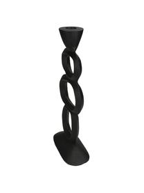 Candelabro di design Loris, Alluminio, Nero, Larg. 15 x Alt. 31 cm