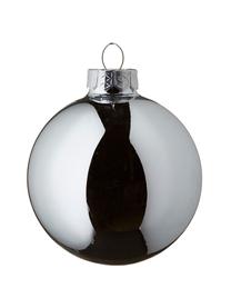 Boules de Noël Globe, 42 élém., Argenté, transparent, Lot de différentes tailles