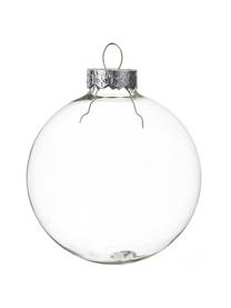 Bolas de Navidad Globe, 42 uds., Plata, transparente, Set de diferentes tamaños