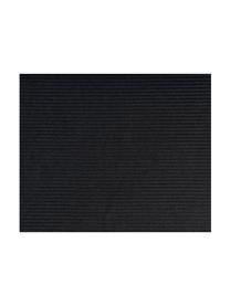 Silla cantilever de pana Kink, Tapizado: pana (88% nylon, 12% poli, Estructura: metal cromado, Negro, cromo, An 48 x F 48 cm