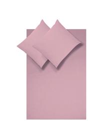 Katoensatijnen dekbedovertrek Comfort, Weeftechniek: satijn, licht glanzend, Mauve, 240 x 220 cm + 2 kussenhoezen 60 x 70 cm