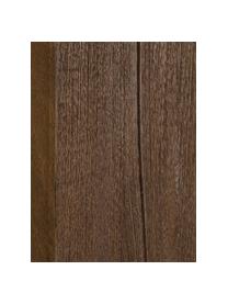 Banco de madera maciza Raw, Asiento: madera de mango maciza, c, Estructura: hierro, pintado en polvo, Madera de mango, negro, An 177 x Al 47 cm