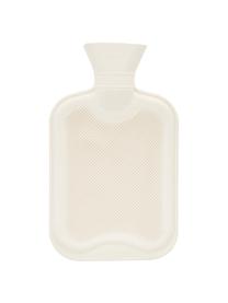 Bolsa de agua caliente de cachemira Florentina, Funda: 70% cachemira, 30% lana, Beige claro, blanco crema, An 19 x L 30 cm