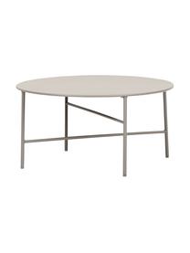 Garten-Couchtisch Vitus aus Metall, Metall, beschichtet, Hellgrau, Ø 70 x H 35 cm