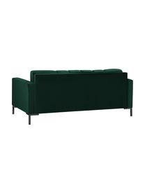 Sofa z aksamitu Mamaia (2-osobowa), Tapicerka: aksamit poliestrowy Dzięk, Stelaż: lite drewno sosnowe, skle, Nogi: metal lakierowany, Leśny zielony, S 177 x G 92 cm