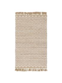 Alfombra artesanal de yute Ramos, 100% yute, Beige, An 80 x L 150 cm (Tamaño XS)