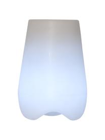 Outdoor LED lamp Twilights met plantenpot, Kunststof, Wit, Ø 28 x H 40 cm