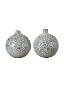 Boule de Noël Serro Ø 8 cm, 2 pièces, Couleur argentée, Ø 8 cm