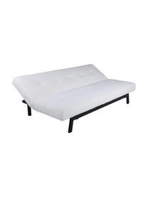 Sofá cama de borreguillo Bodil (2 plazas), Tapizado: Bouclé (100% poliéster), Estructura: metal recubierto, Borreguillo blanco, An 180 x F 106 cm