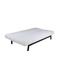 Divano letto 2 posti in teddy Bodil, Rivestimento: peluche (100% poliestere), Teddy bianco, Larg. 180 x Prof. 106 cm