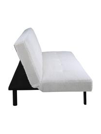 Sofa rozkładana Teddy Bodil (2-osobowa), Tapicerka: Teddy (100% poliester), Biały Teddy, S 180 x G 106 cm