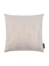 Housse de coussin beige Dulce, Beige