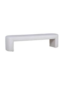 Panca letto imbottita Provenza, Rivestimento: 100% poliestere Con 35.00, Tessuto grigio chiaro, Larg. 180 x Alt. 45 cm