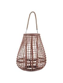 Windlicht Mombasa, Windlicht: Rattan, Griff: Jute, Rattan, Ø 33 x H 40 cm