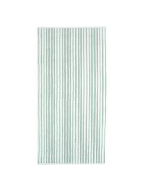 Lot de serviettes de bain à rayures Viola, 3 élém., 100 % coton
Grammage intermédiaire 550 g/m², Vert menthe, blanc, Lot de différentes tailles