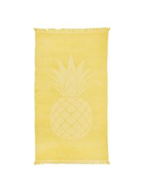 Ręcznik plażowy Capri Pineapple, Żółty, S 90 x D 160 cm