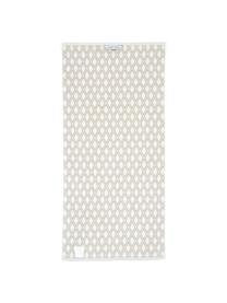 Toalla estampada doble cara Ava, Arena, blanco crema, Toalla manos, An 50 x L 100 cm, 2 uds.