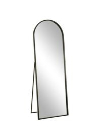 Specchio da terra con struttura in metallo nero Espelho, Cornice: metallo, rivestito, Nero, Larg. 51 x Alt. 148 cm