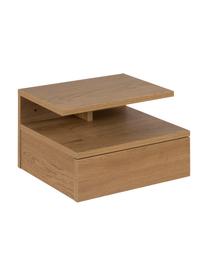 Wandnachtkastje Ashlan, MDF, eiken fineer, Eikenhoutkleurig, B 35 x H 23 cm