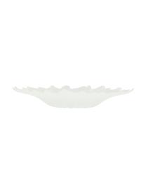 Saladier de service feuille Botanic, Ø 33 cm, 4 pièces, Verre, Blanc, Ø 33 x haut. 6 cm