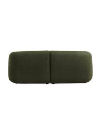 Modulares Sofa Sofia (2-Sitzer) in Grün, Bezug: 100% Polypropylen Der hoc, Gestell: Massives Kiefernholz, Spa, Webstoff Grün, B 192 x T 95 cm