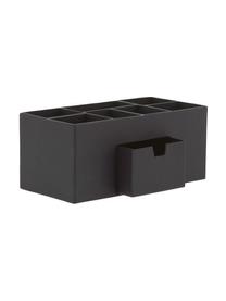 Organizador de escritorio Vendela, Cartón laminado macizo
(100% papel reciclado), Negro, An 24 x Al 11 cm